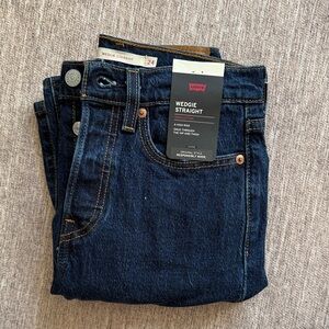 Levi's Wedgie Straight Dark Indigo Jeans